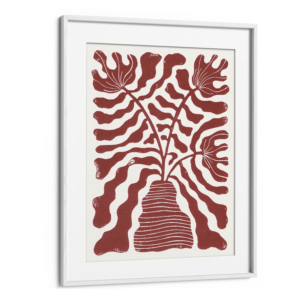 Vibrant RED FLOWERS IN A VASE, a stunning FLORAL FLOWER PAINTINGS by Alisa Galitsyna, perfect for any decor.