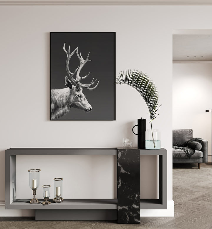 reindeer by gabriella roberg wall art prints Artwork I placed on a wall