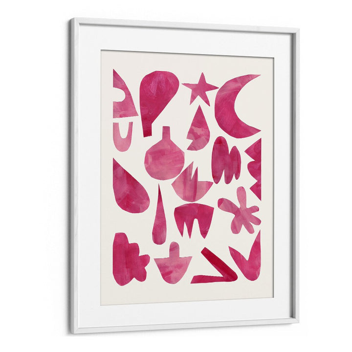 Colorful abstract shapes in a stylish frame, perfect for your space—explore RETRO PARTY, FASHION POSTERS by Ejaaz Haniff.