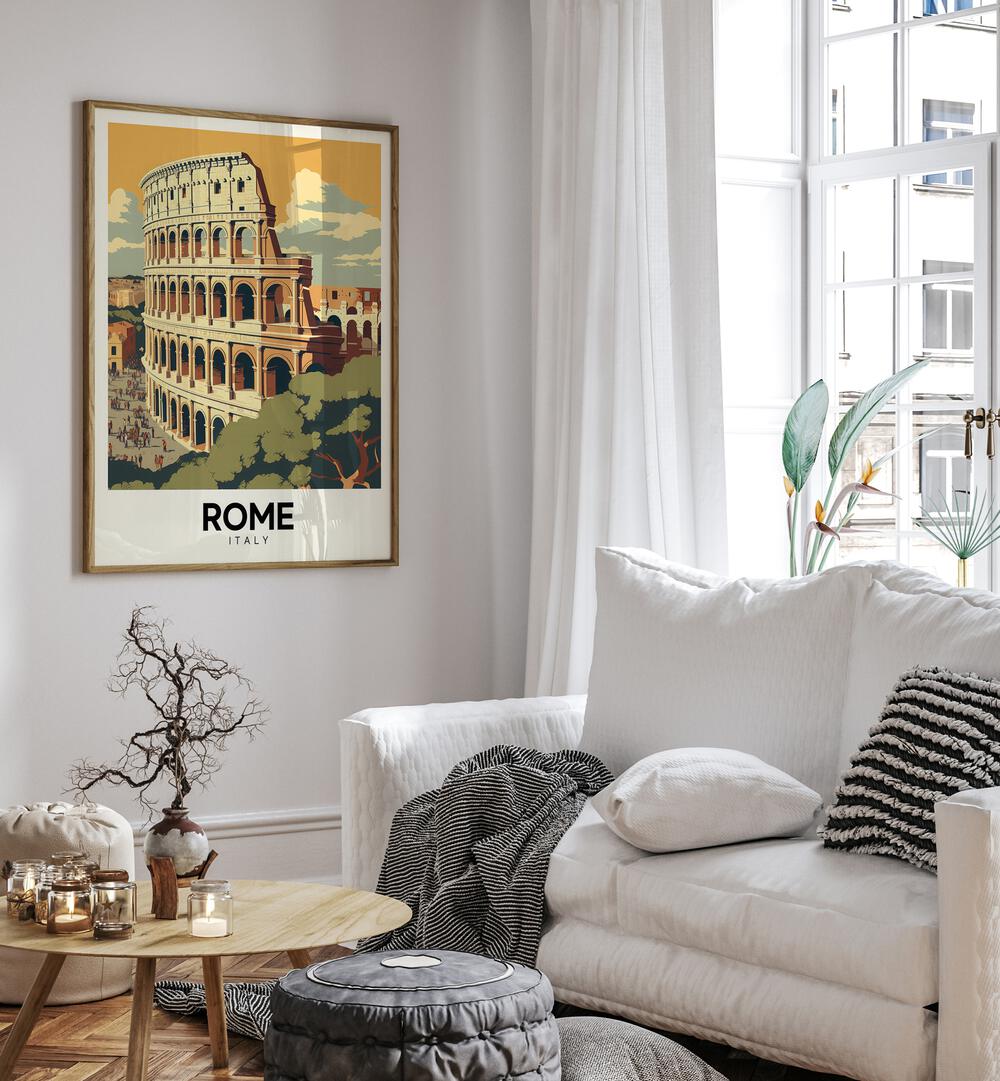 rome-italy III travel posters Artwork I placed on a Wall