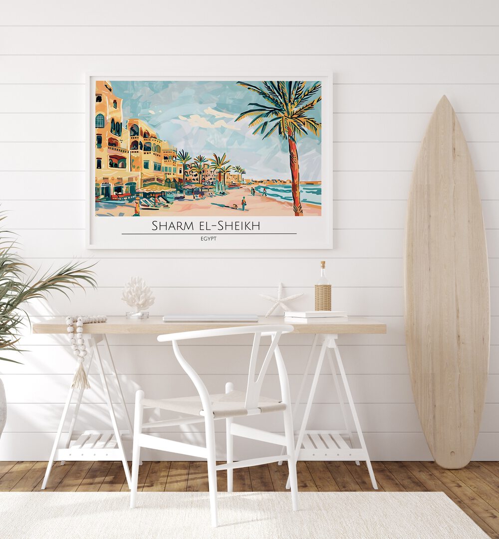 sharm el-sheikh-egypt travel posters Artwork I placed on a Wall
