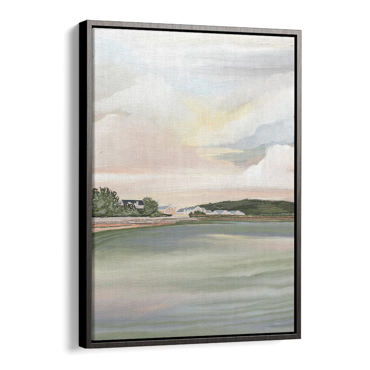 "Transform your space with 'She is Rising' landscape paintings, showcasing nature's beauty in a stunning frame."