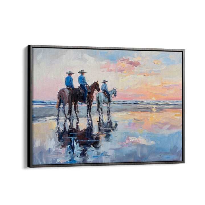 Vibrant SHORELINE STROLL IV art print features tranquil coastal scenes, perfect for enhancing your living space.