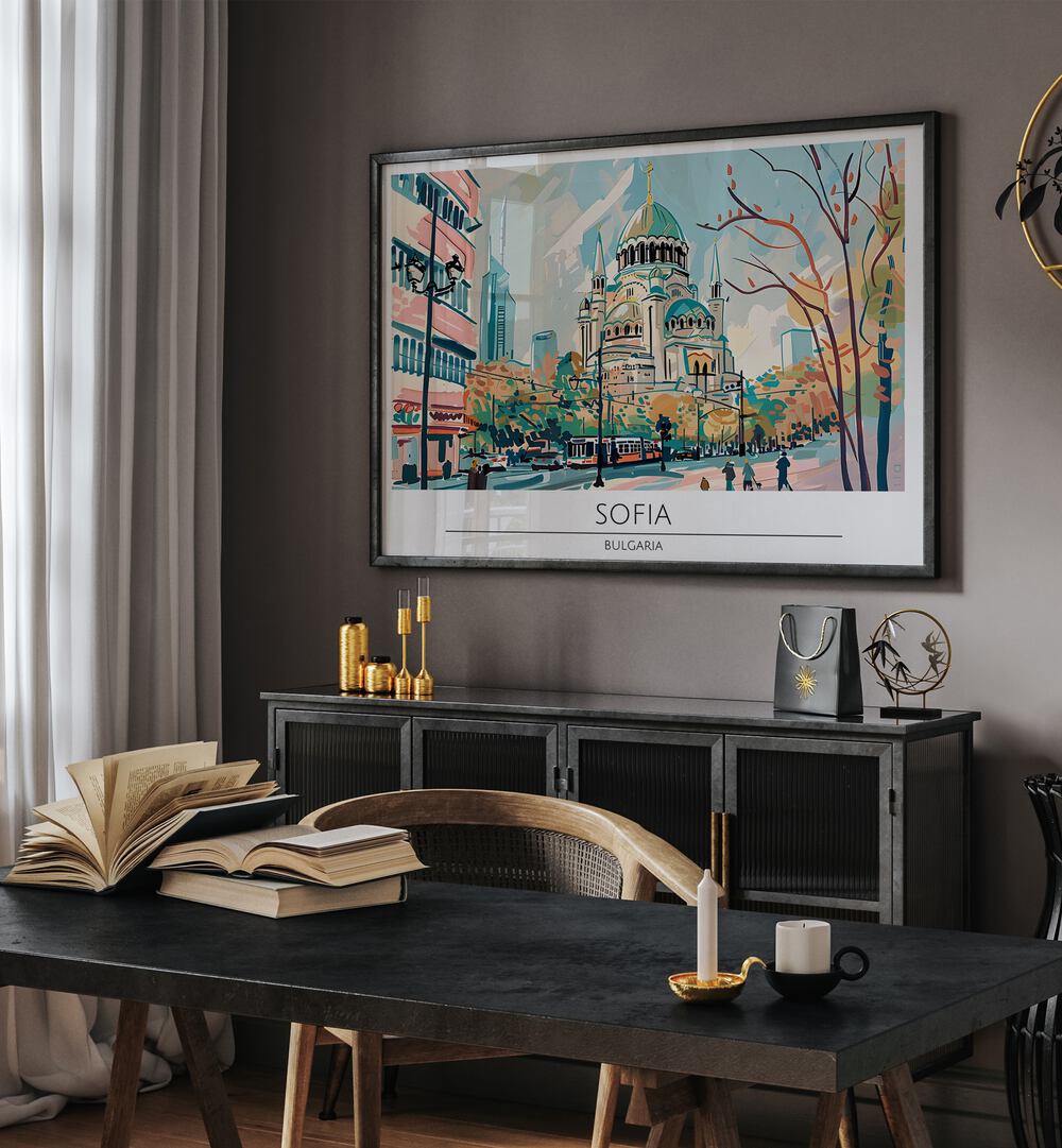sofia bulgaria travel posters Artwork I placed on a Wall