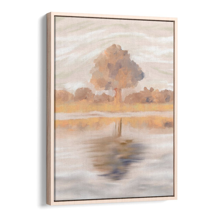SOVEREIGN REFLECTIONS, LANDSCAPE PAINTINGS showcase the serene beauty of the Jackalberry Tree in a stunning artwork.