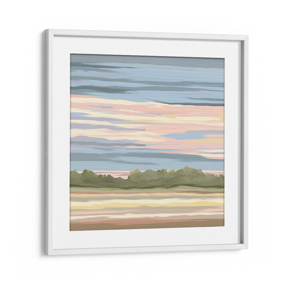 STREAKING II, LANDSCAPE PAINTINGS framed art print showcasing vibrant colors of nature's beauty for your serene space.