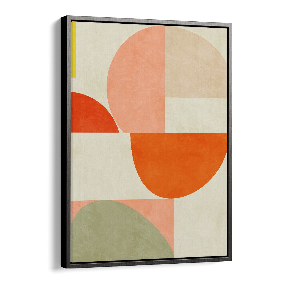 Transform your space with SUMMER CIRCLE II, ABSTRACT PAINTINGS by Ana Rut Bre, featuring vibrant geometric shapes.