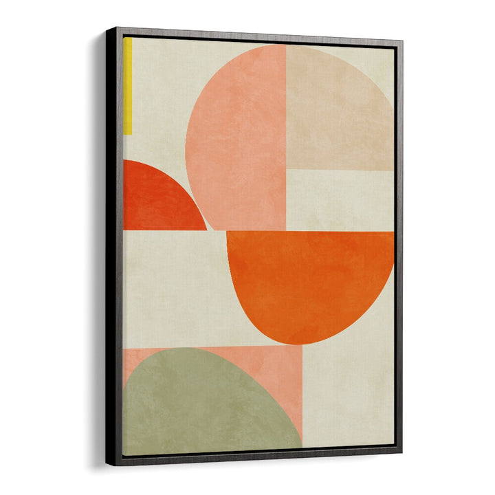 Transform your space with SUMMER CIRCLE II, ABSTRACT PAINTINGS by Ana Rut Bre, featuring vibrant geometric shapes.