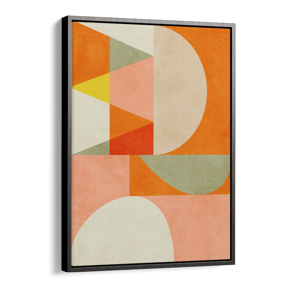 Vibrant colors and geometric shapes define SUMMER CIRCLE IV, ABSTRACT PAINTINGS, a stunning piece by Ana Rut Bre.