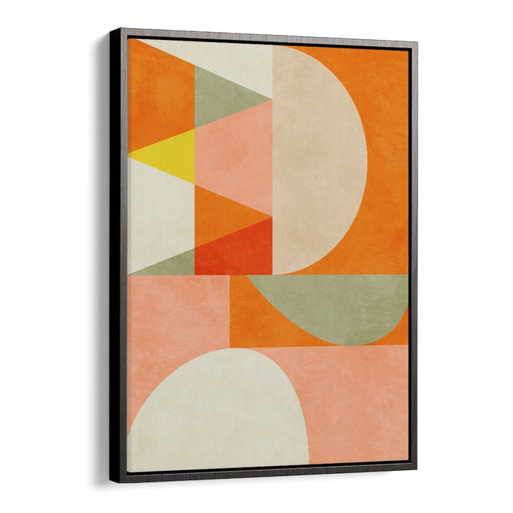 Vibrant colors and geometric shapes define SUMMER CIRCLE IV, ABSTRACT PAINTINGS, a stunning piece by Ana Rut Bre.