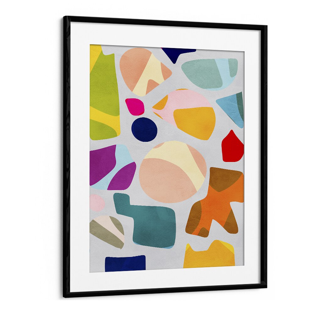 Vibrant SUMMER CUT OUTS, ABSTRACT PAINTINGS by Ana Rut Bre, ideal for brightening your space with modern creativity.