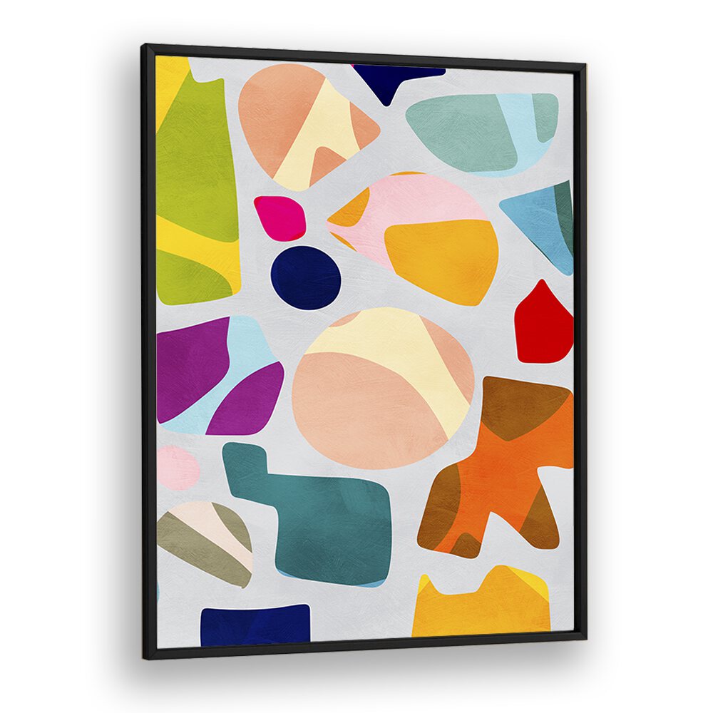 Vibrant SUMMER CUT OUTS, ABSTRACT PAINTINGS by Ana Rut Bre, perfect for modern decor and artistic expression.