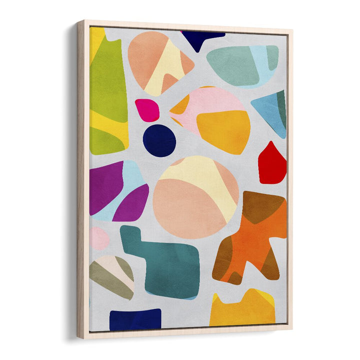 Vibrant SUMMER CUT OUTS, ABSTRACT PAINTINGS by Ana Rut Bre, perfect for modern wall decor. Transform your space today!