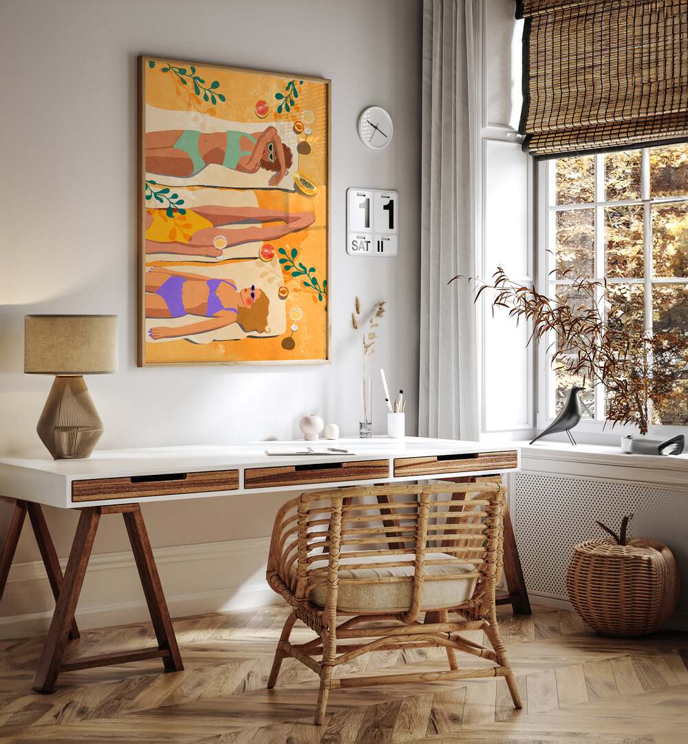 Bright and vibrant SUMMER GIRLS, FASHION POSTERS by Raissa Oltmanns, perfect for enhancing your living space.