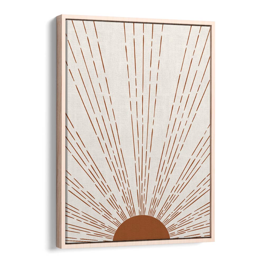 Elevate your decor with SUN I, BOHO ART PRINTS by Jay Stanley, featuring stunning sun rays in a minimalist design.