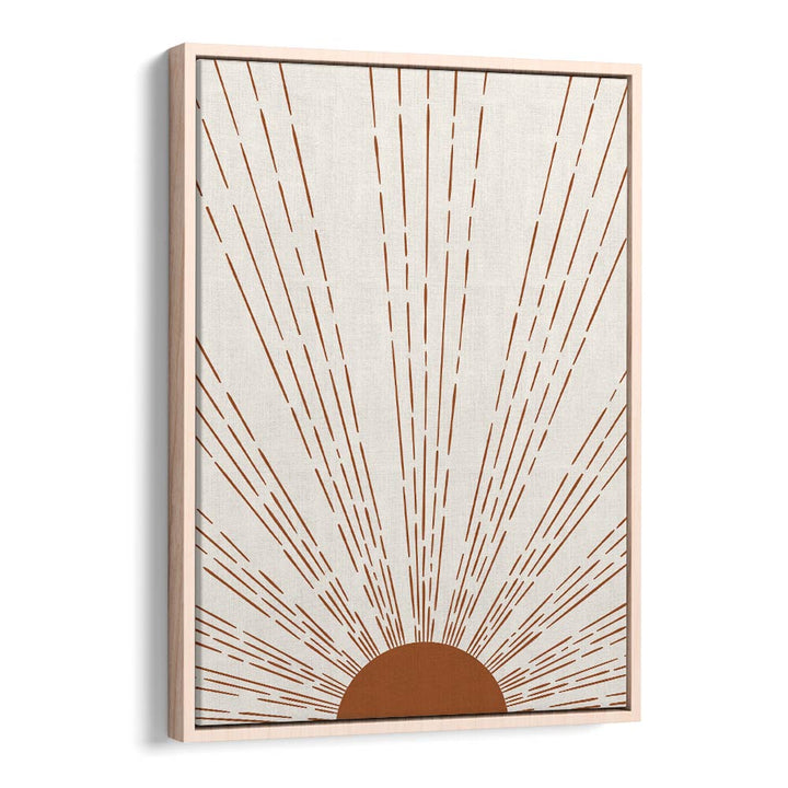 Elevate your decor with SUN I, BOHO ART PRINTS by Jay Stanley, featuring stunning sun rays in a minimalist design.