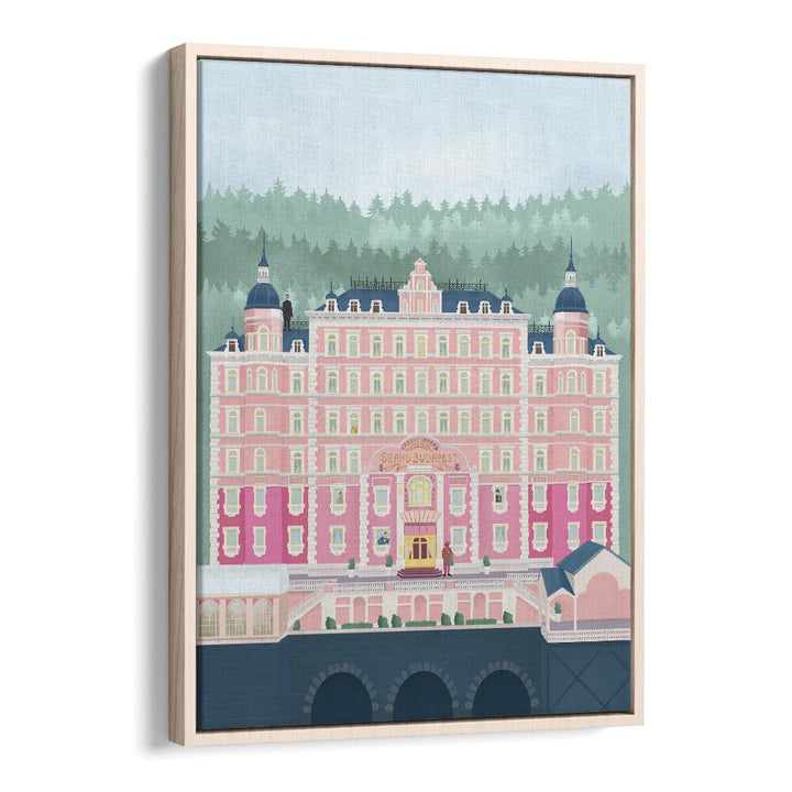 Elegant travel poster of THE GRAND BUDAPEST HOTEL by Petra Lidze, perfect for elevating your space.
