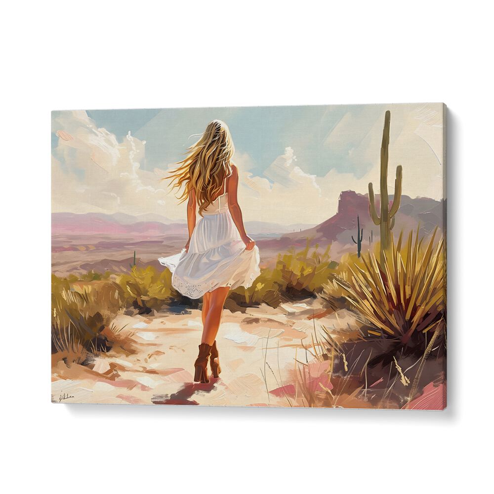 Journey through UNCHARTED PATHWAYS II, VIBRANT art print showcasing vibrant colors and electric landscapes.