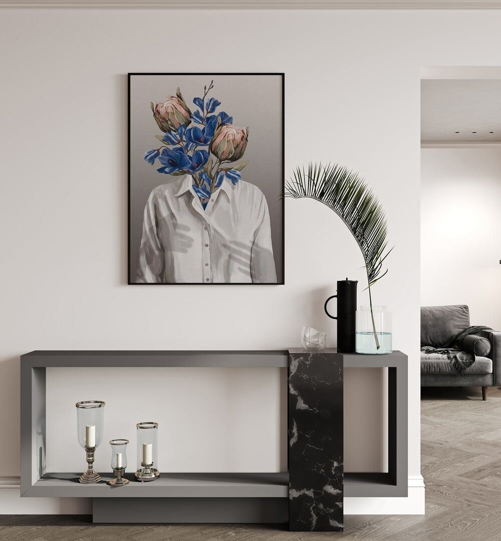 LONGING NO.II, PORTRAITS showcases modern artistry with emotional depth by Gabriella Roberg, perfect for any space.