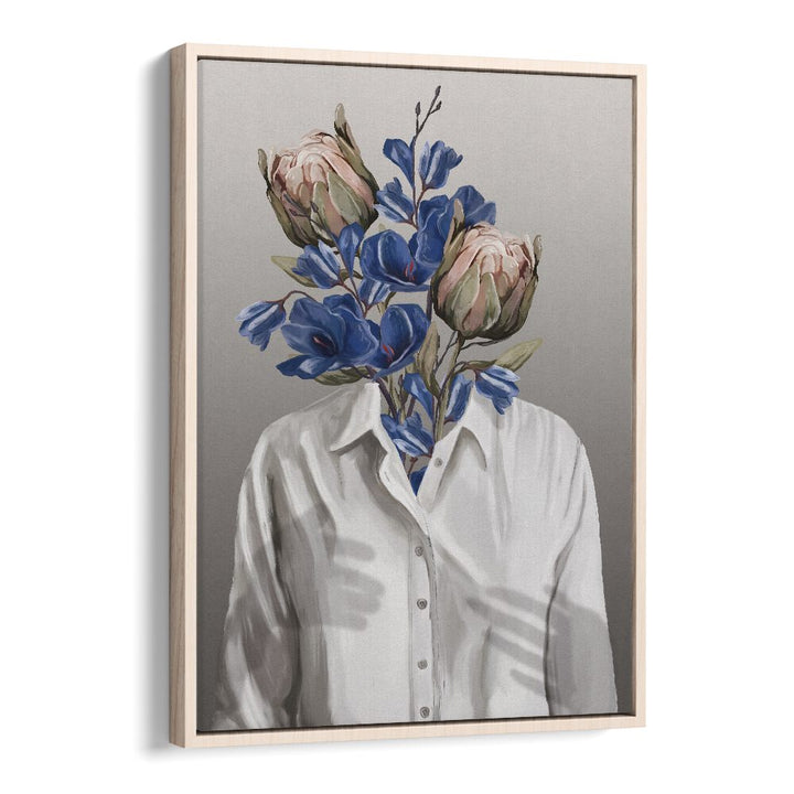 Elegant wall art featuring “LONGING NO.II, PORTRAITS” by Gabriella Roberg, blending modern artistry and emotion.