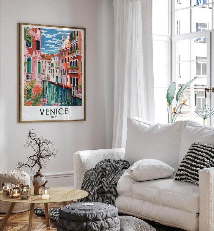 venice dreams travel posters Artwork I placed on a Wall