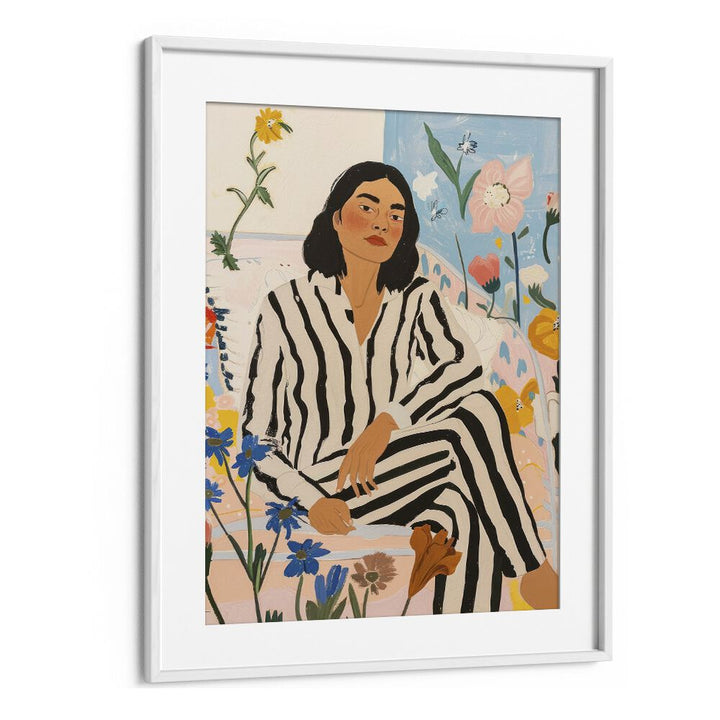VIVID ENCHANTMENT wall art print featuring vibrant colors and eclectic design, perfect for transforming any space.