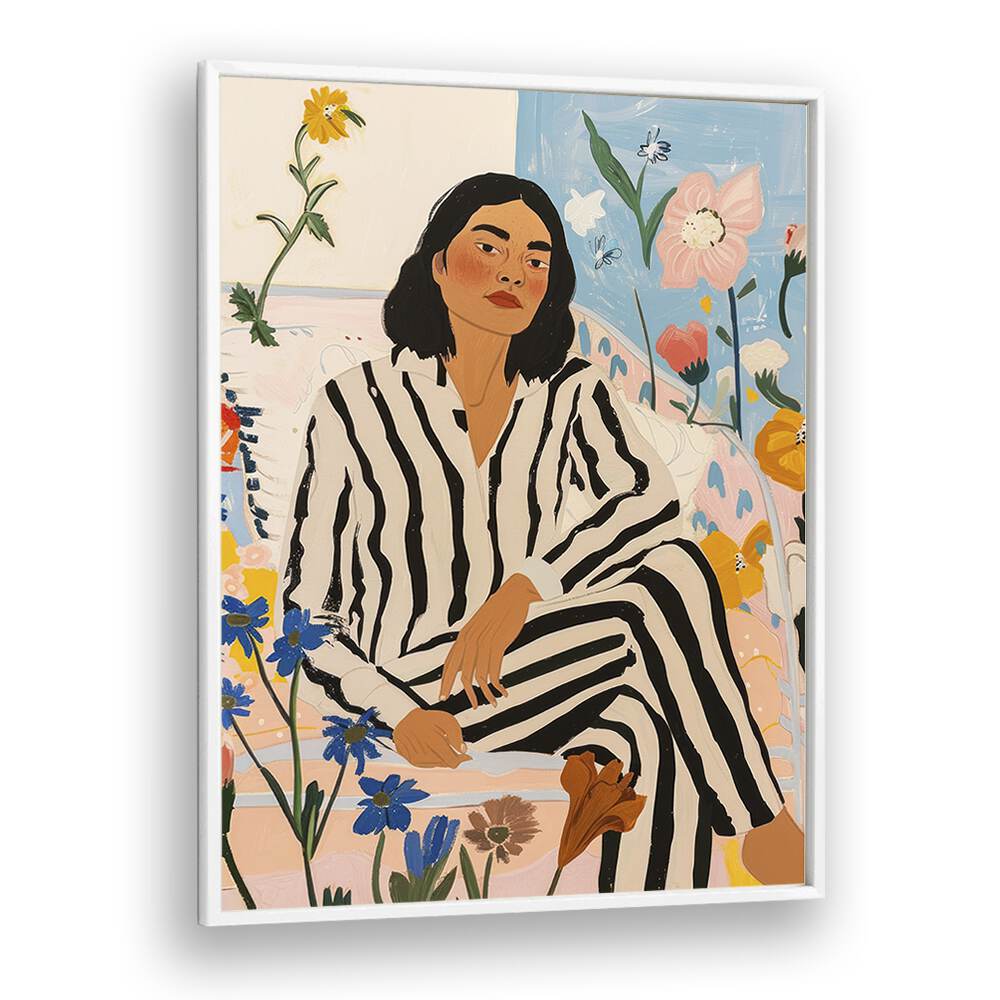 VIVID ENCHANTMENT wall art print showcases vibrant colors and eclectic style, perfect for transforming your space.