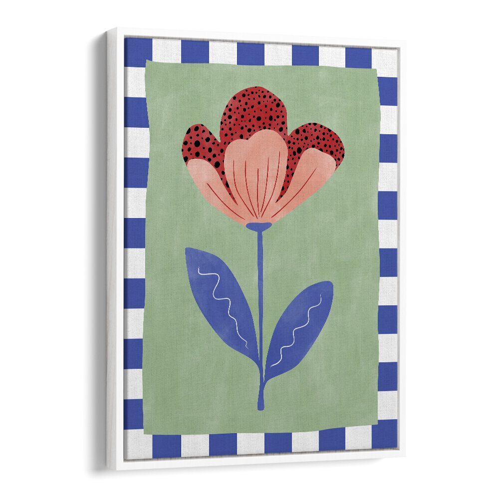 Colorful RED FLOWER, FLORAL FLOWER PAINTINGS by Elena Ristova, perfect for adding elegance to any space.