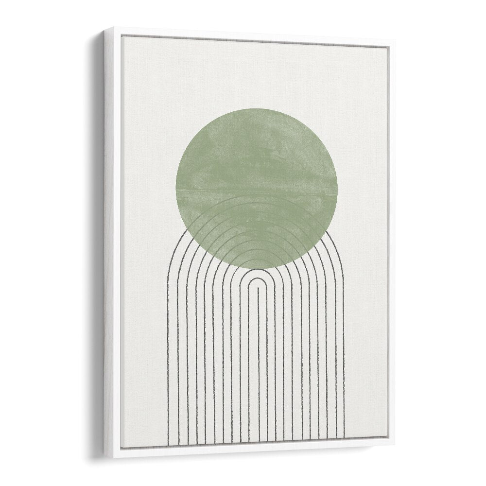 Captivating GREEN ABSTRACT, BOHO ART PAINTINGS from The Miuus Studio, perfect for enhancing any space.