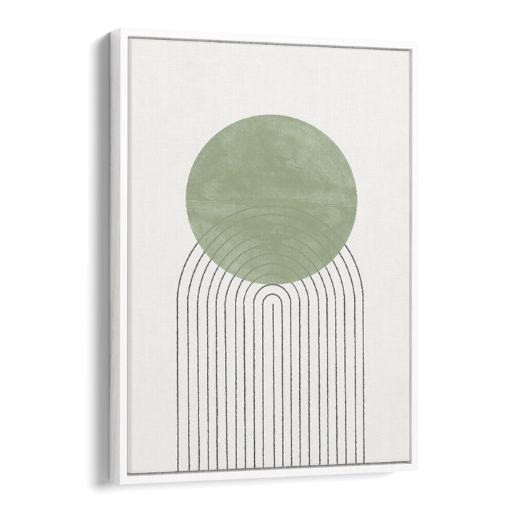 Captivating GREEN ABSTRACT, BOHO ART PAINTINGS from The Miuus Studio, perfect for enhancing any space.