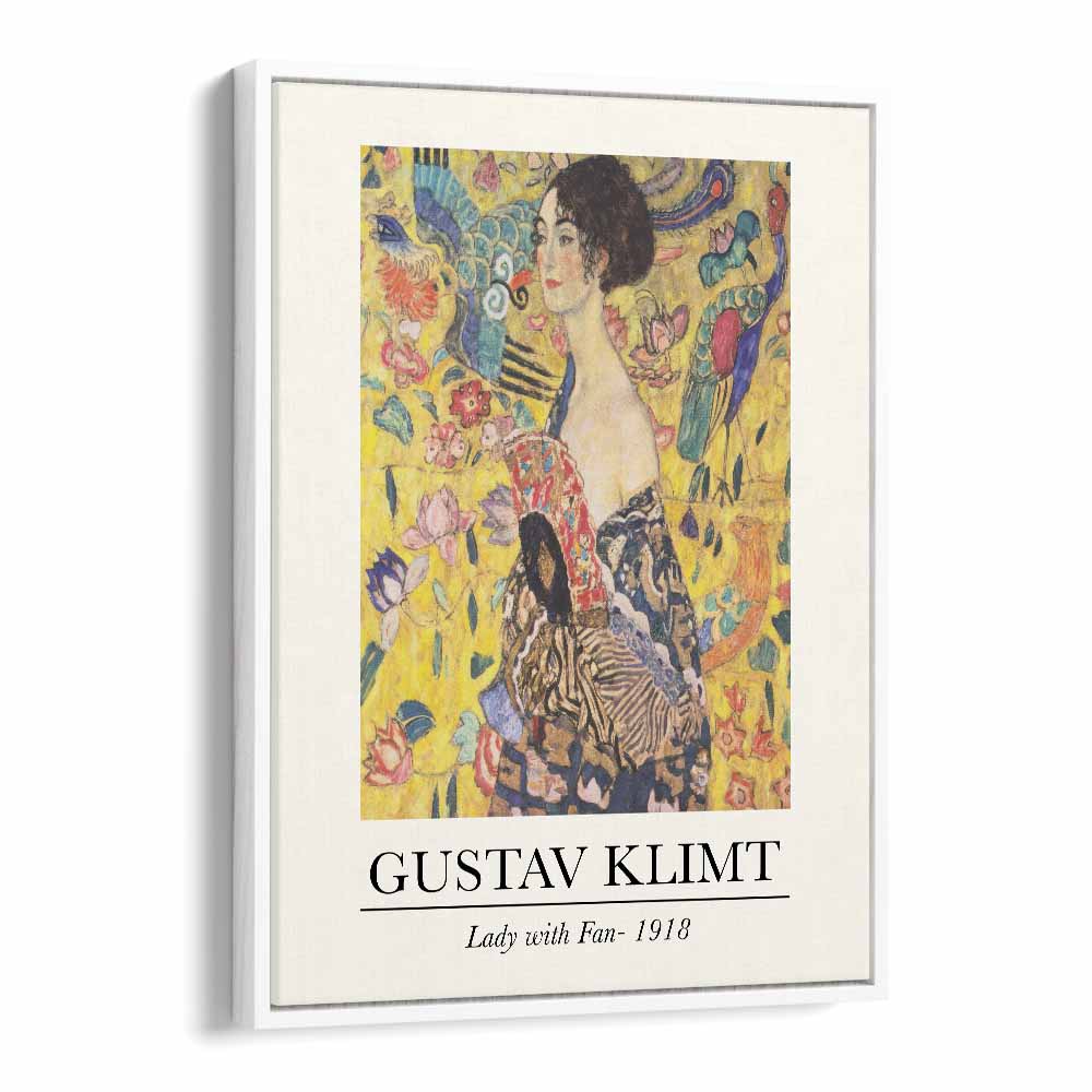 gustav klimt painting - GUSTAV KLIMT'S LADY WITH FAN - 1918 by Asianmonk