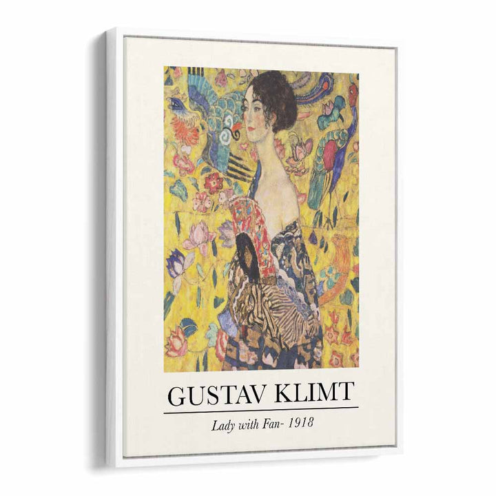 gustav klimt painting - GUSTAV KLIMT'S LADY WITH FAN - 1918 by Asianmonk