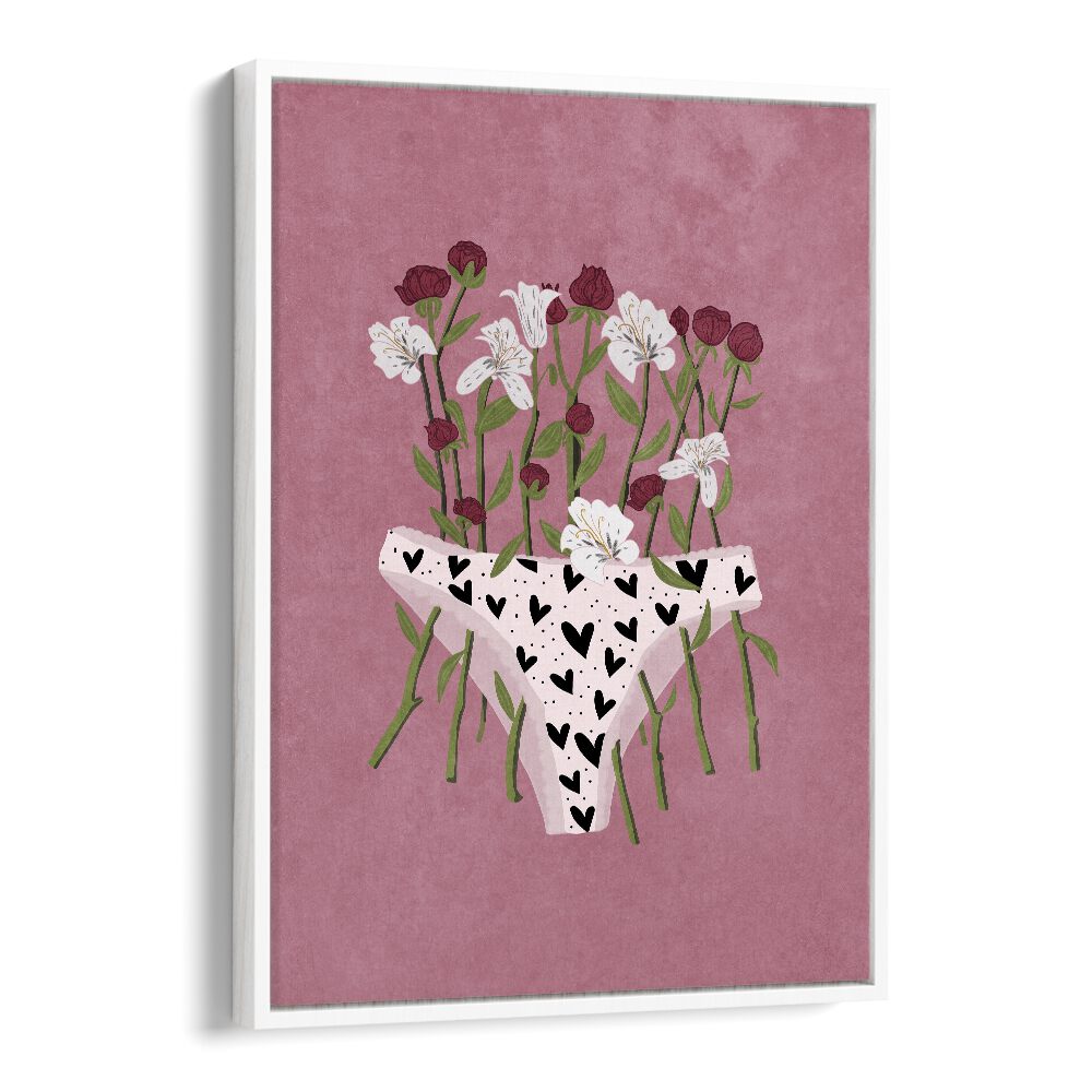 Captivating BLOOMING SLIP, FLORAL FLOWER PAINTINGS by Raissa Oltmanns, blending vibrant blooms with unique decor.