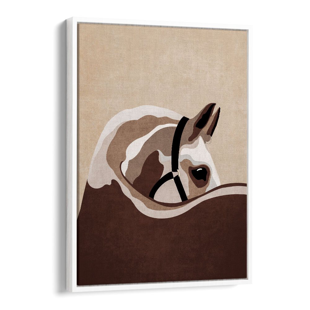 Elegant artwork, HORSE II, ANIMAL PAINTINGS by Emel Tunaboylu, perfect for enhancing any interior space.