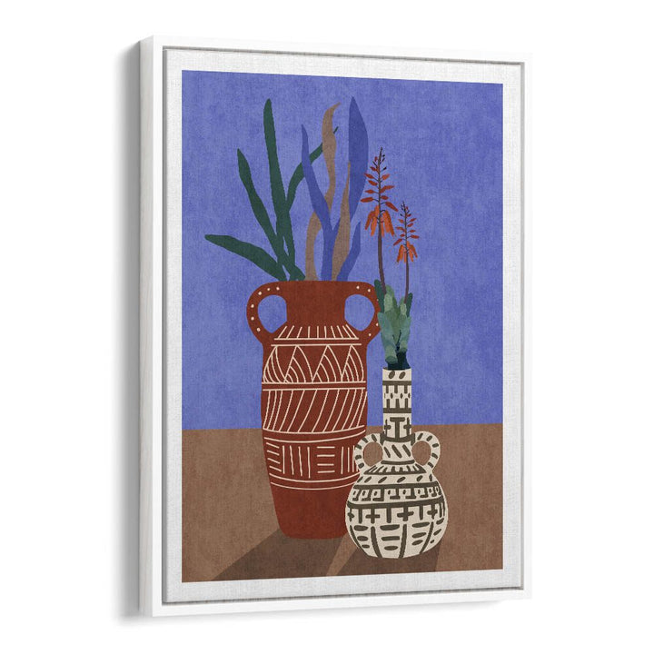 Stylish FLOWER VASE III, BOHO ART PAINTINGS by Emel Tunaboylu, perfect for enhancing your home decor.