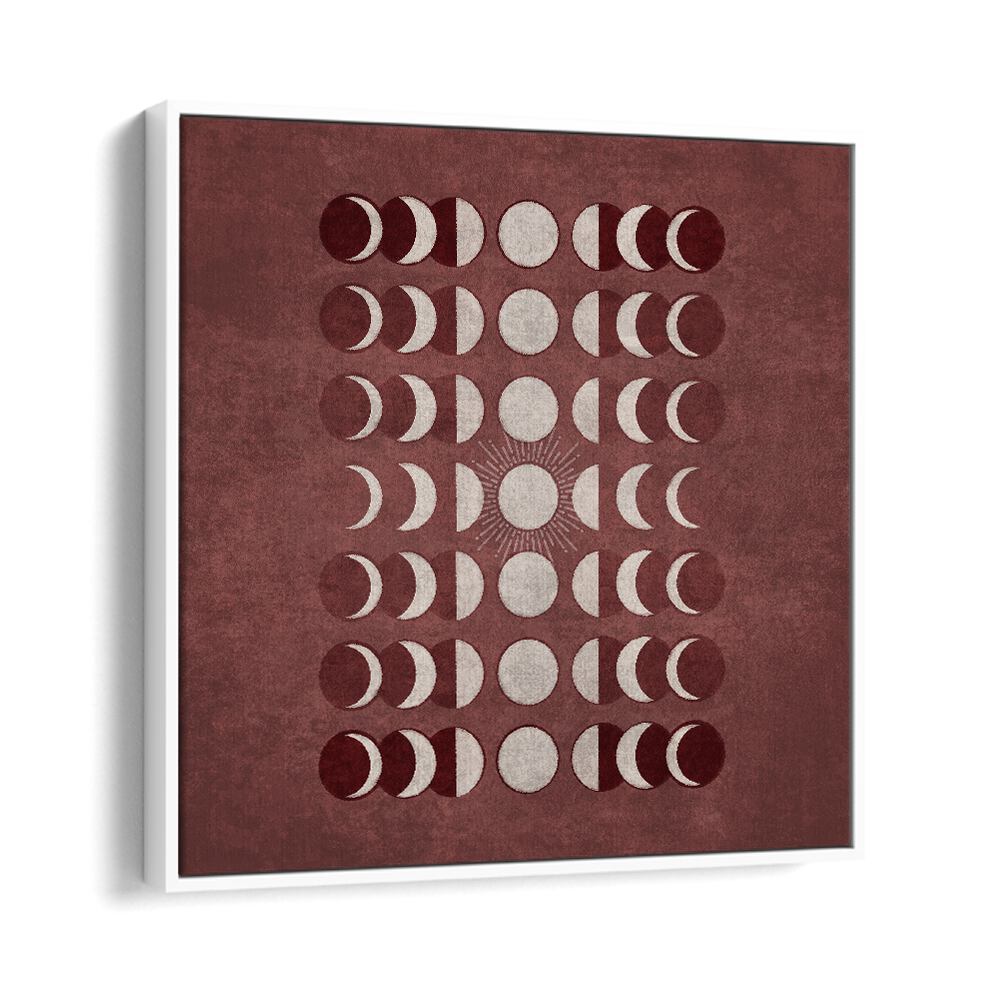 Transform your space with VISNE MOONS PHASES, BOHO ART PAINTINGS, featuring elegant lunar designs by Emel Tunaboylu.