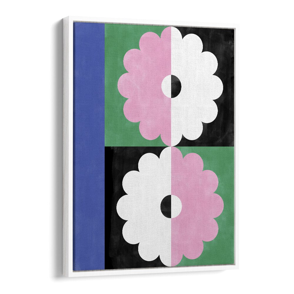 Vibrant TWIN FLOWER, FLORAL FLOWER PAINTINGS by Elena Ristova enhance your space with botanical beauty.