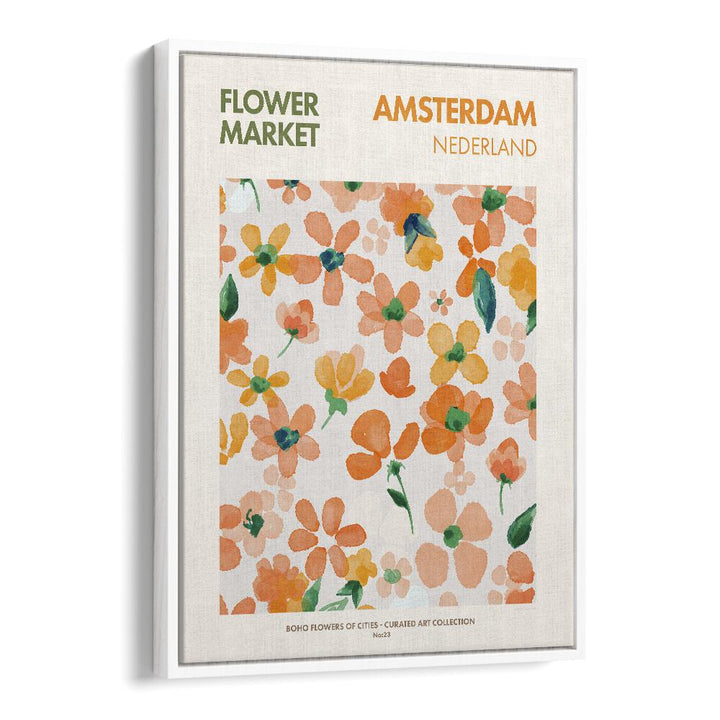 Bright and colorful AMSTERDAM, FLORAL FLOWER PAINTINGS by Emel Tunaboylu, perfect for home decor inspiration.