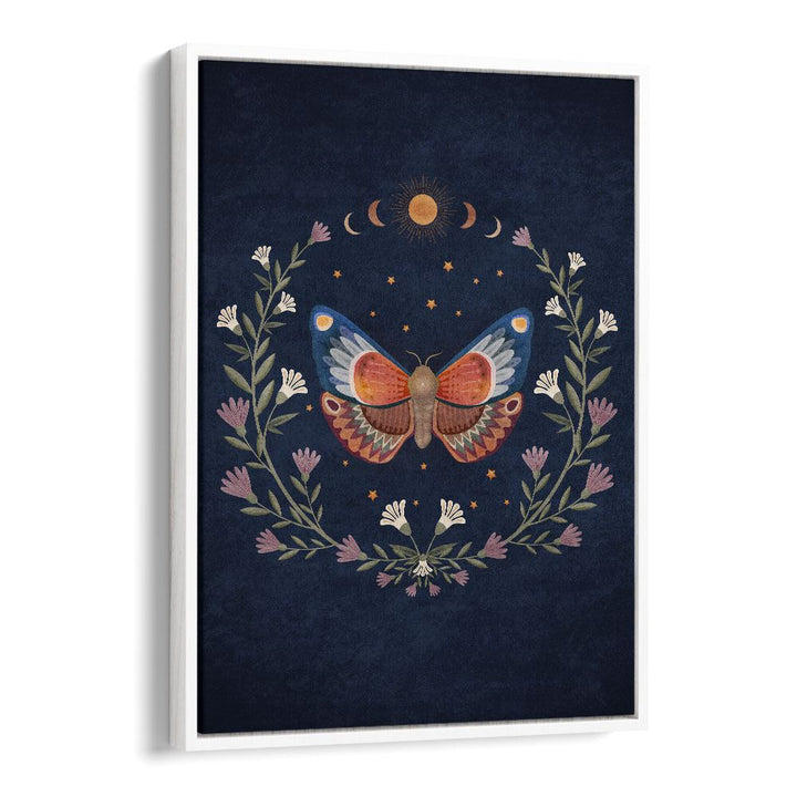Captivating BUTTERFLY II, ANIMAL PAINTINGS by Emel Tunaboylu enhances your space with vibrant colors and intricate design.