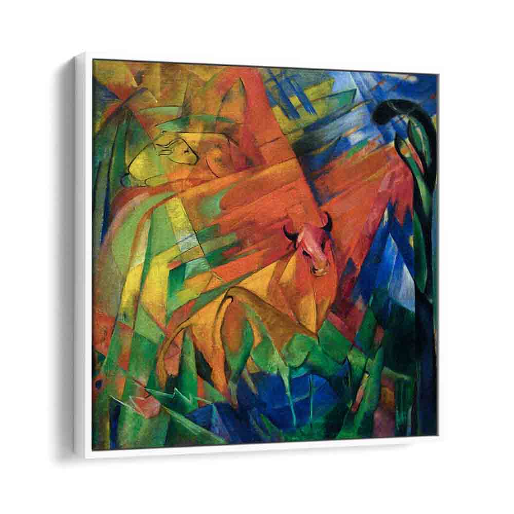 Egyptian painting - ANIMALS IN A LANDSCAPE (1914) by Asianmonk