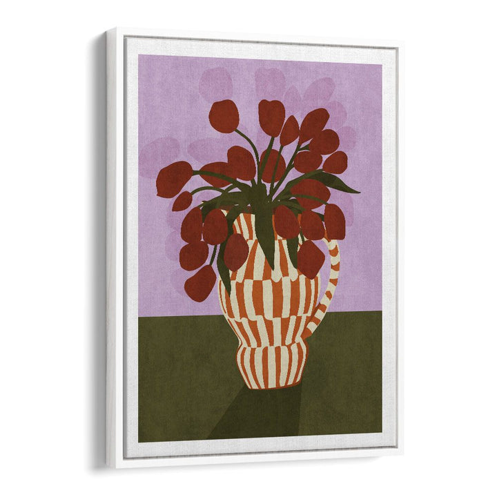Stylish FLOWER VASE I, BOHO ART PAINTINGS by Emel Tunaboylu, perfect for elevating modern home decor.