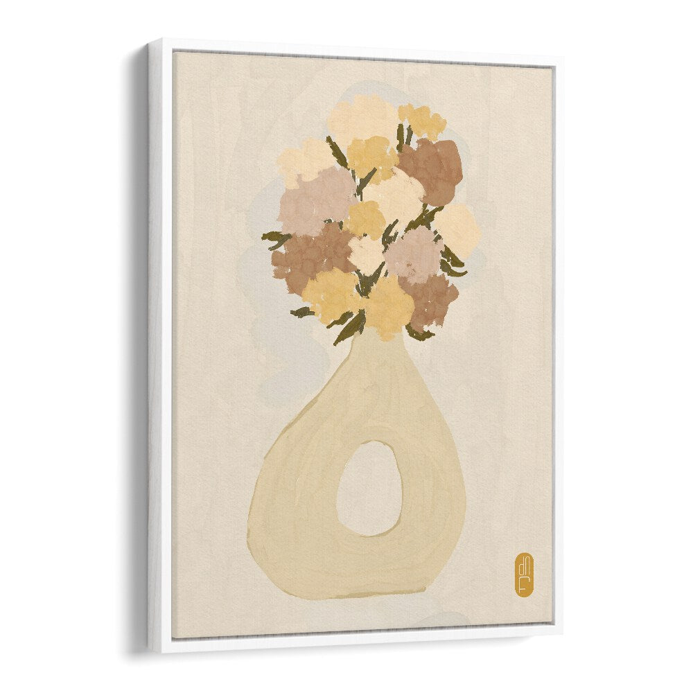 Delicate floral arrangement in a vase, showcasing SOME VELVET MORNING II, FLORAL FLOWER PAINTINGS by Dianne Nicole Fernando.