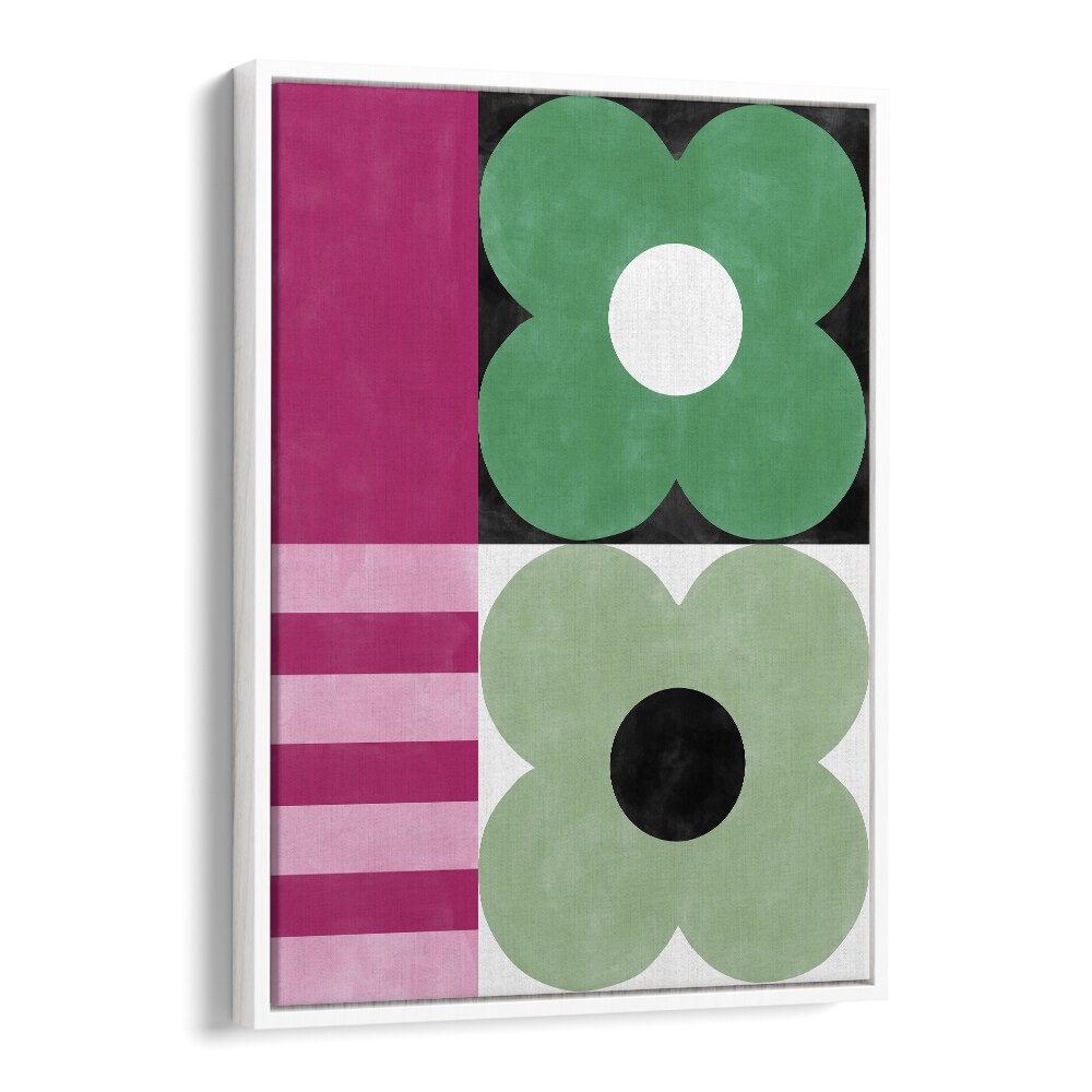 Bright and vibrant MIRRORING FLOWERS, FLORAL FLOWER PAINTINGS by Elena Ristova enrich your space with botanical beauty.