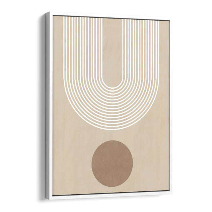 Stylish BEIGE ARC II, BOHO ART PAINTINGS with elegant lines, perfect for enhancing any living space.