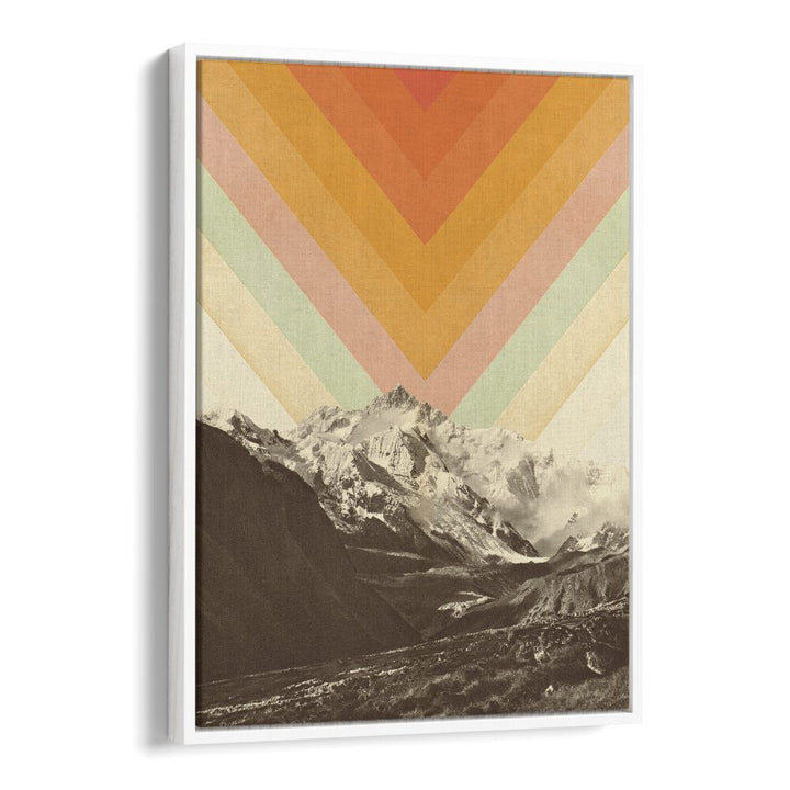 Elegant MOUNTAINSCAPE II, LANDSCAPE PAINTINGS by Florent Bodart, featuring majestic mountains and vibrant colors.