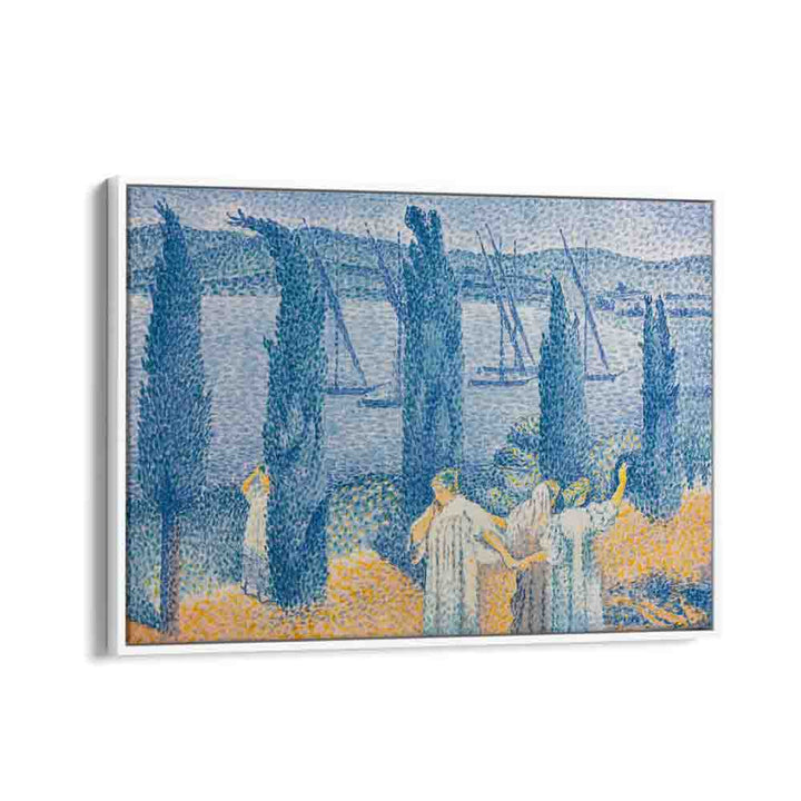 painting - LANDSCAPE WITH CYPRESSES (1897) by Asianmonk