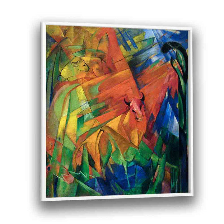 Egyptian painting - ANIMALS IN A LANDSCAPE (1914) by Asianmonk