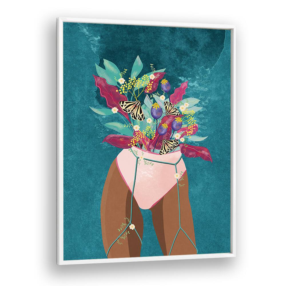 Vibrant FEEL FLORISH, FASHION POSTERS by Raissa Oltmanns, showcasing modern elegance and charm on premium canvas.