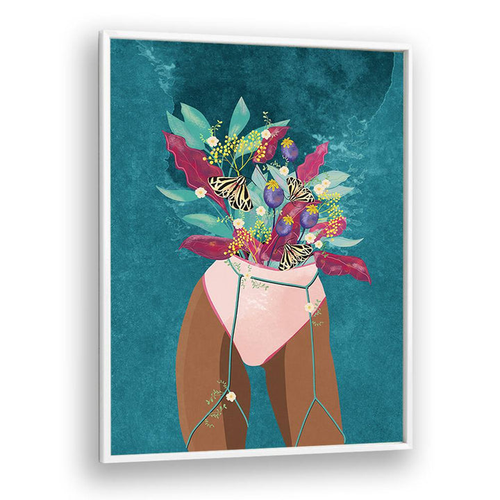 Vibrant FEEL FLORISH, FASHION POSTERS by Raissa Oltmanns, showcasing modern elegance and charm on premium canvas.