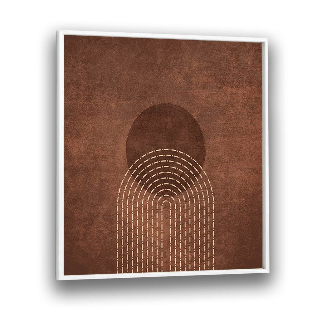 Elegant RAINBOW GATE DOTS, BOHO ART PAINTINGS by Emel Tunaboylu, perfect for elevating your home decor.